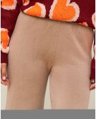 Pantalones Victoire camel