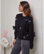 Sofia schwarzer Pullover