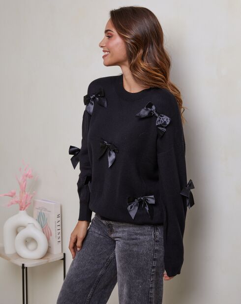 Sofia schwarzer Pullover