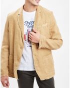 Veste 100% Lin beige