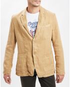 Veste 100% Lin beige