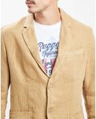 Veste 100% Lin beige