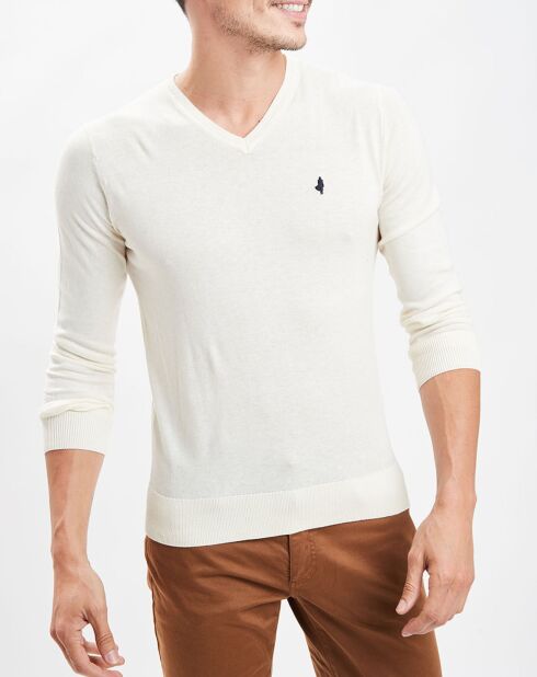 Pull en Coton écru