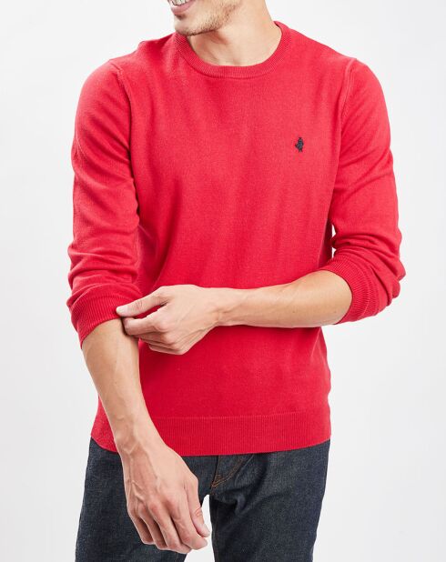 Pull en Coton & Laine rouge