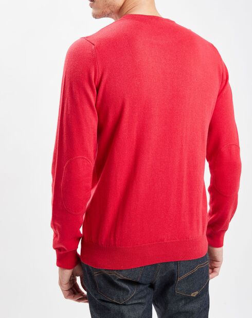 Pull en Coton & Laine rouge