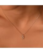 Pendentif Constellation or blanc