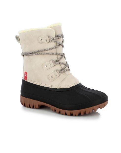 Bottes de neige fourrées Hortence écrues