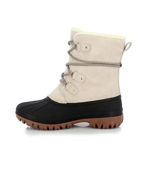 Bottes de neige fourrées Hortence écrues