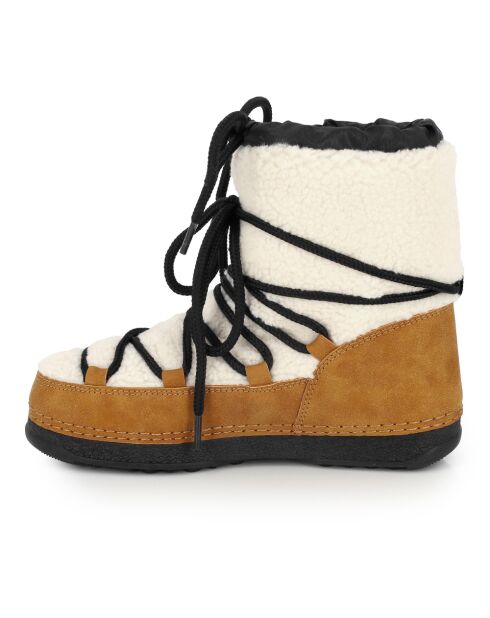 Bottines fourrées Mayla camel