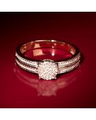 Bague Toi que j'aime Diamants 0.20 ct or jaune