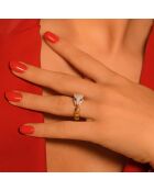 Bague Ma Panthère Diamants 0.92 ct & Saphirs 0.03 ct or jaune