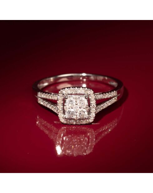 Bague Beloni Diamant 0.44 ct or blanc