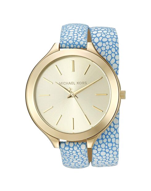 Montre Femme en Cuir bleue