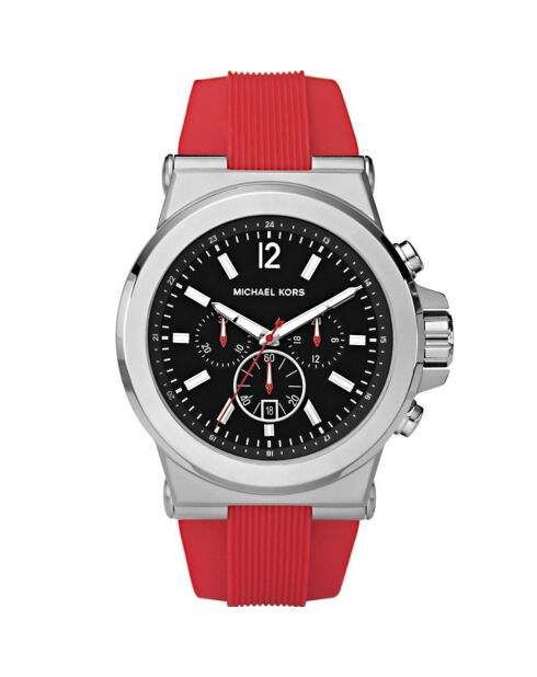 Montre Homme en Caoutchouc rouge