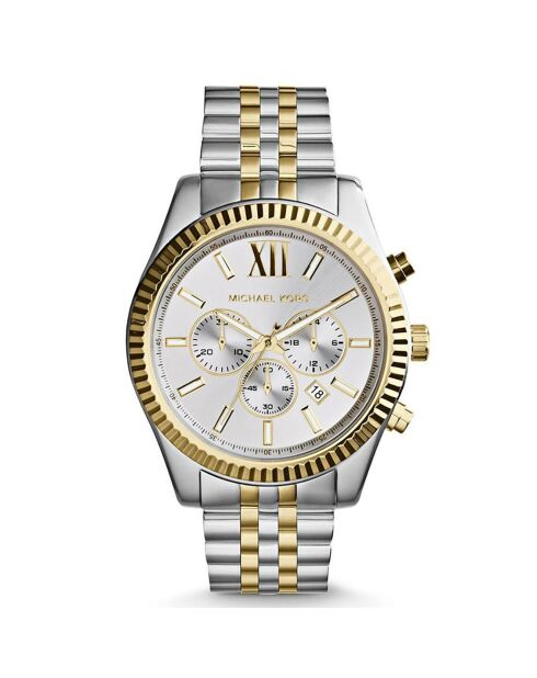 Montre Homme en Acier argenté/doré