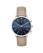 Montre Mixte en Cuir beige