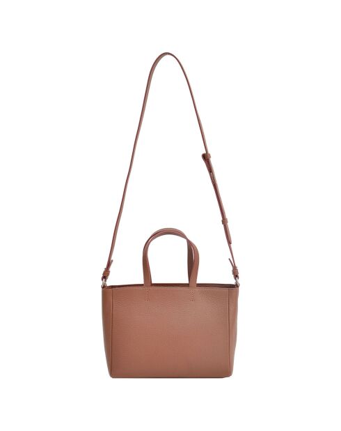 Borsa in pelle Cognac Thais - 32x20x12 cm