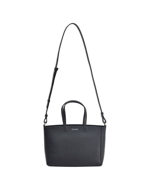 Sac à main  en Cuir Thais noir - 32x20x12 cm
