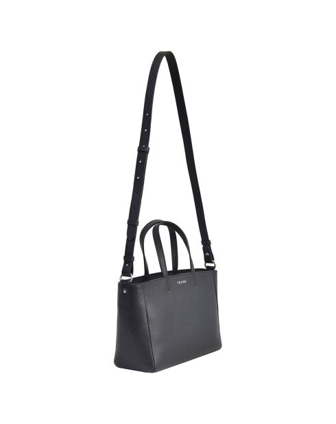 Sac à main  en Cuir Thais noir - 32x20x12 cm