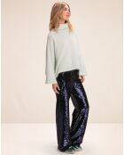 Pantalon à sequins Abba minuit