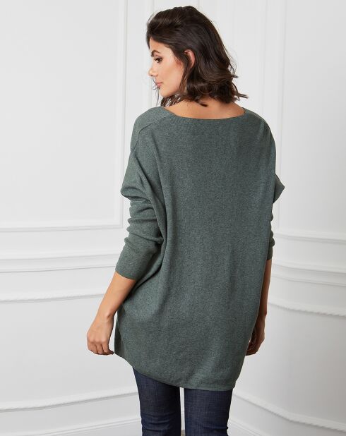 Pull en Cachemire mélangé Beder kaki