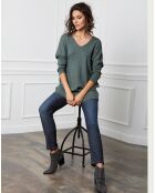 Pull en Cachemire mélangé Beder kaki