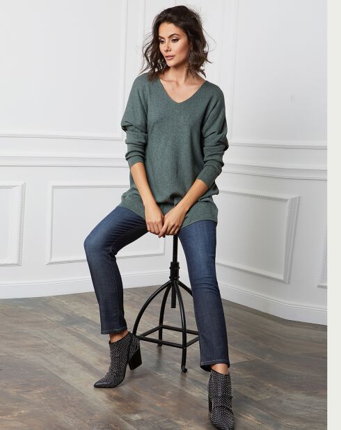 Pull en Cachemire mélangé Beder kaki