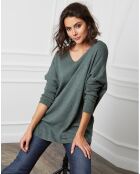 Pull en Cachemire mélangé Beder kaki