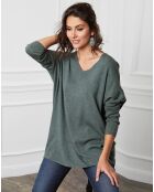 Pull en Cachemire mélangé Beder kaki