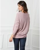 Pull en Cachemire mélangé Beder rose