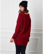 Pull en Cachemire mélangé Beder rouge