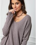 Pull en Cachemire mélangé Beder taupe