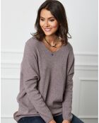 Pull en Cachemire mélangé Beder taupe