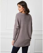 Pull en Cachemire mélangé Beder taupe