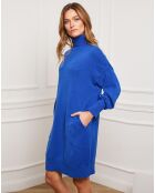 Robe en Cachemire mélangé Landreau bleu roi