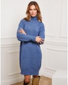 Robe en Cachemire mélangé Landreau indigo