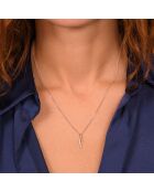 Pendentif  Life Diamants 0.02 ct or blanc
