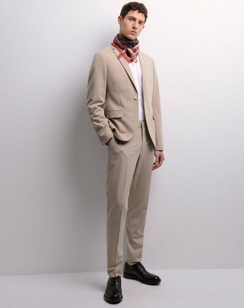 Pantalon de costume Bdiago noisette