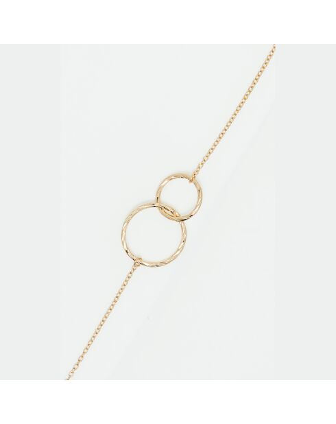 Clarisse gouden roestvrijstalen armband