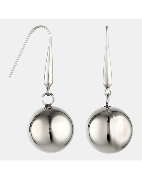 Emmanuelle silberne Edelstahlohrringe