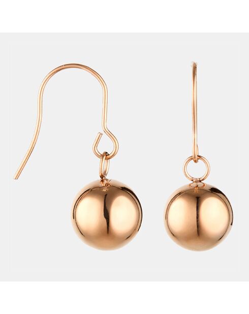Boucles d'Oreilles Esther Acier Inoxydable rosées