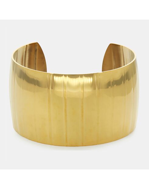 Armreif Florence aus goldfarbenem Edelstahl