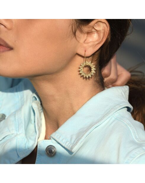 Boucles d'oreilles Leonie Acier Inoxydable dorées