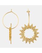Boucles d'oreilles Leonie Acier Inoxydable dorées