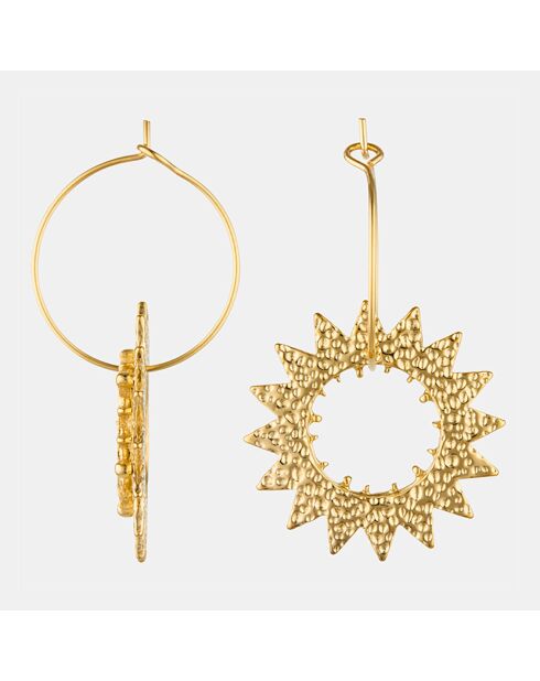 Boucles d'oreilles Leonie Acier Inoxydable dorées
