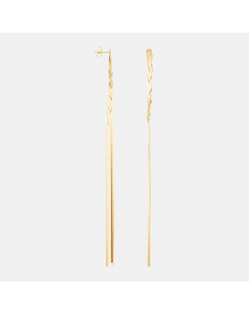 Boucles d'oreilles Lisa Acier Inoxydable dorées