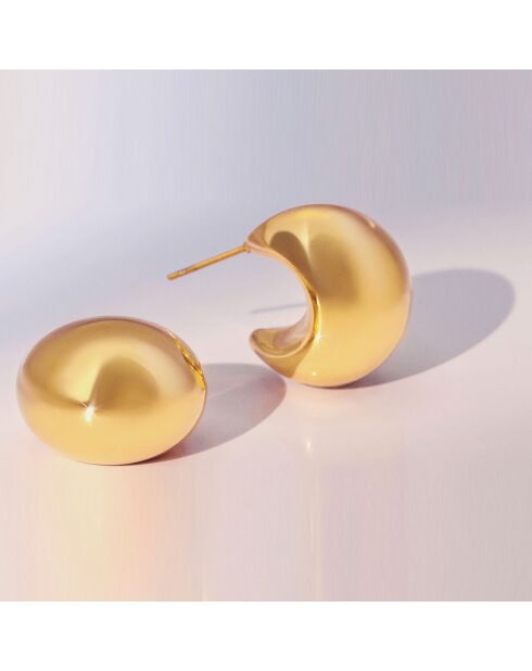 Boucles d'oreilles Margot Acier Inoxydable dorées
