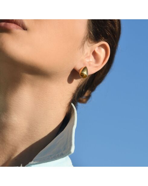 Boucles d'oreilles Margot Acier Inoxydable dorées