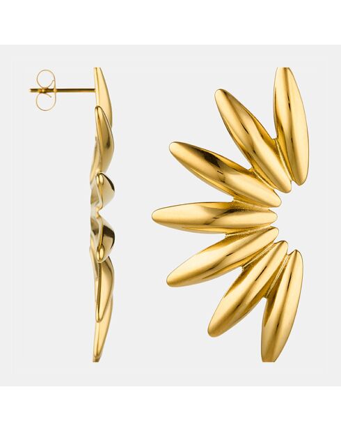 Boucles d'oreilles Mathilde Acier Inoxydable dorées
