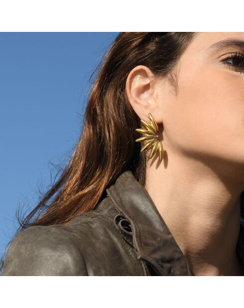 Boucles d'oreilles Mathilde Acier Inoxydable dorées